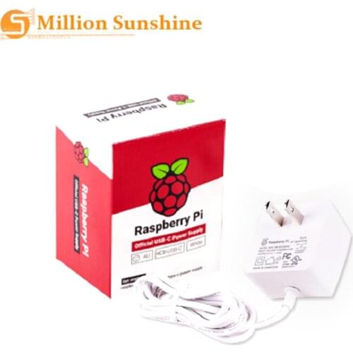 Raspberry Pi 15.3W USB-C Power Supply The official and recommended USB-C power supply for Raspberry Pi 4 RPRI193