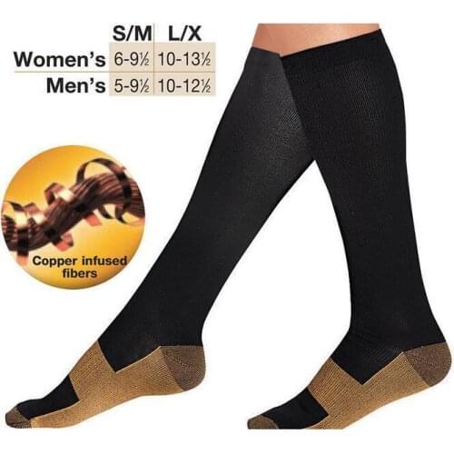 ..Miracle copper socks as anti-fatigue compression socks for anti-varicosity soothe achy leg reduce swelling slimming leg socks