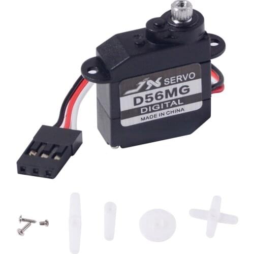 JX Servo PDI-D56MG 5.6g 0.8kg Metal Gear Digital Coreless Servo For Fitted Wing Helicopter RC Models