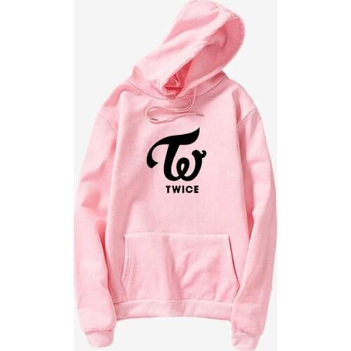 Kpop MARCUS&MARTINUS twice Casual Fleece Universal Hoodie Sweatshirt Long Sleeve Harajuku Wool Pullover Loose Super Dalian Cap