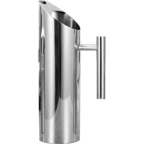 Stainless Steel Water Pitcher With Ice Guard Tea Pot Kettle Jug Cold Beverages Juice Pot Ktv Bar Accessories 1L