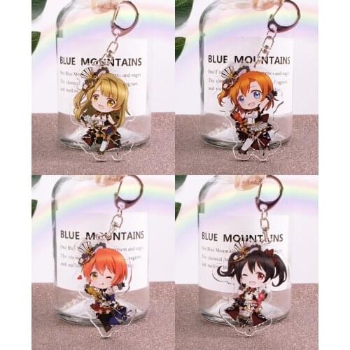 Cute Anime LoveLive! Cartoon Nozomi Tojo Acrylic Pendant Cosplay Prop Keychain Decor Keyring Christmas Gifts 1pcs New