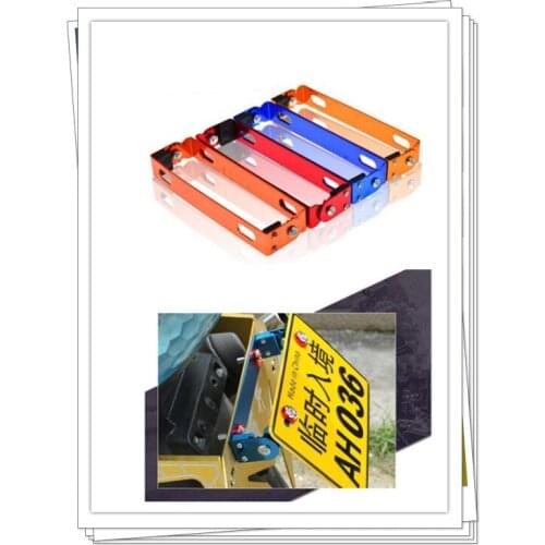 Motorcycle Automobile Adjustable Angle Metal License Plate Holder Bracket for Kawasaki NINJA 650R ER6F ER6N