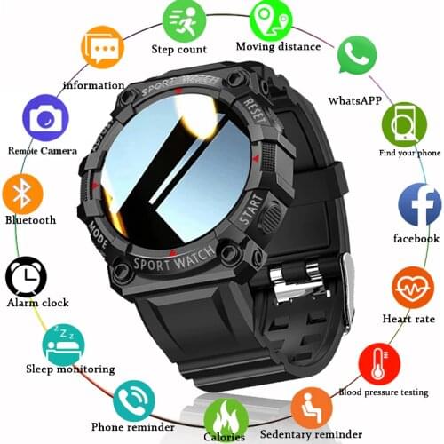 LIGE 2021 New Sport Smart Watch Men Women Heart Rate Blood Pressure Fitness Tracker Low-power Sports Bracelet For Men Women+Box