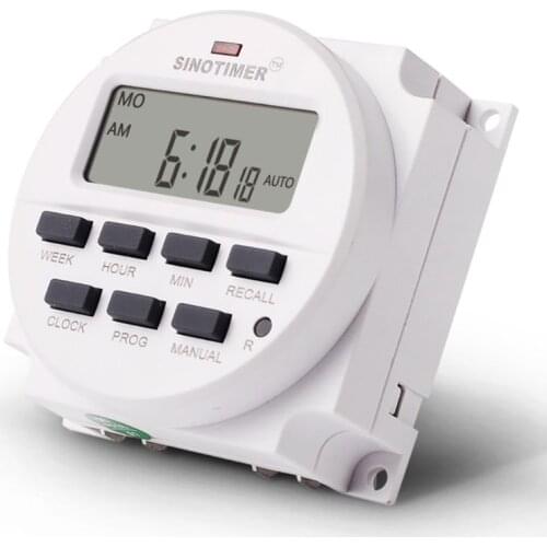 2021 New DC 12V AC LCD 7 Days Programmable Timer Switch Countdown Time Time Relay Control