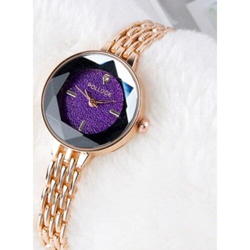 Rose Gold Color Bracelet Watch Womens Fashion Casual Bread Time Quartz Relojes Luxury Female Wristwatch Relogio Feminino saati