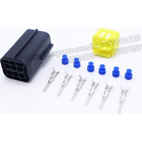 AMP 1.8 series Six Pins Waterproof Car Connector Plug Car Denso Style Connectors High Quality