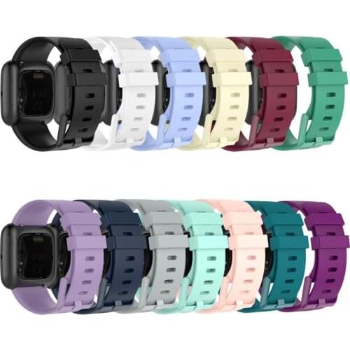 Silicone Bands For Fitbit Versa 2 / Versa / Versa lite Smart Watch Bracelet Wrist Sport Strap For Fitbit Versa Accessories