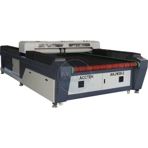 1630 two head laser cutting machine for wood craft Wood engraver co2 red pointer with water cooling system