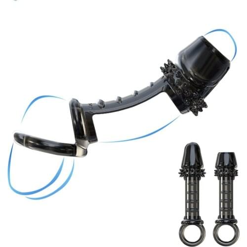 Penis Enlargement Penis Ring For Cock Cage Delay Ejaculation Cock Rings Penis Extender Penis Sleeve Sex Toy For Men Delay Ring