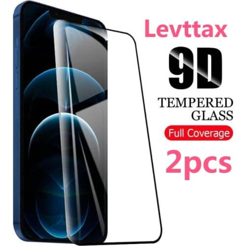 2pcs/lot 9D Full Cover Full Gule Protective Glass For Apple iphone 12Pro Max 11 XS XR 8 7 6plus SE 2020 Screen Protectors Film