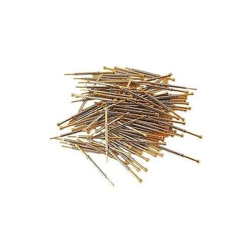 1.1mm Serrated Tipped Metal Spring Test Probes Pin 100pcs CSP-1H