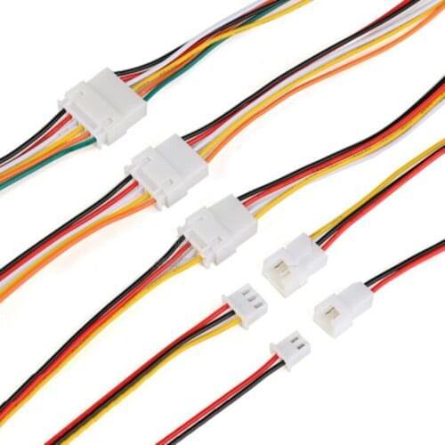 10PCS XH2.54 2P air docking terminal line /2pin male and female plug connector cable electronic line / line length 15CM