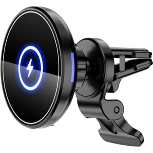 K1KE Magnetic Wireless Car Charger Fast Charging Adsorbable Outlet Mount for Safe Effortless Drive Hands Free