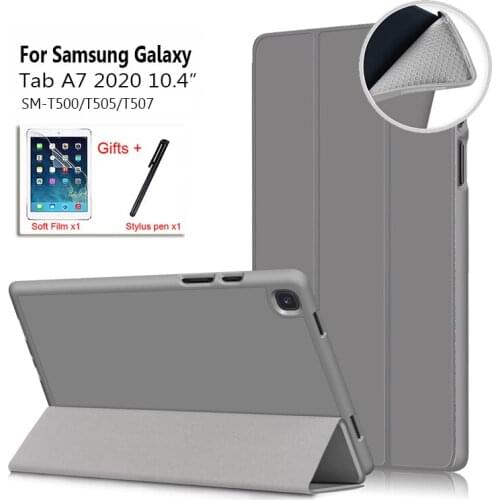 Case for funda tablet Samsung Galaxy Tab A7 10.4 2020 SM-T500 T505 Magnetic Stand Tablet Cover for Samsung Galaxy Tab A7 10.4"