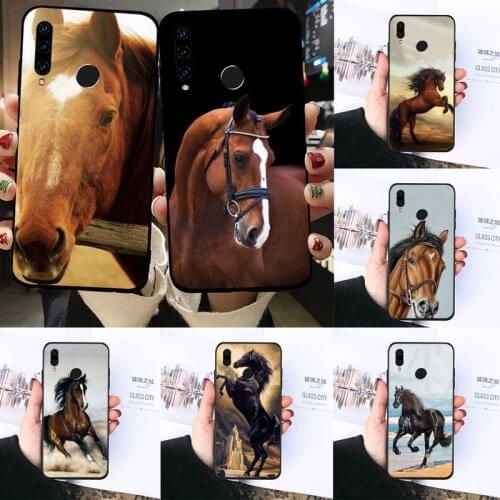 Beautiful Horse Horses animal Phone Case For Huawei Honor view 7a5.45inch 7c5.7inch 8x 8a 8c 9 9x 10 20 10i 20i lite pro