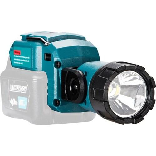 Portable Work Lamp Flashlight For Makita DCB120 10.8V 12V Li-ion Battery LED Cordless Work Light Portable Spotlight battery tool