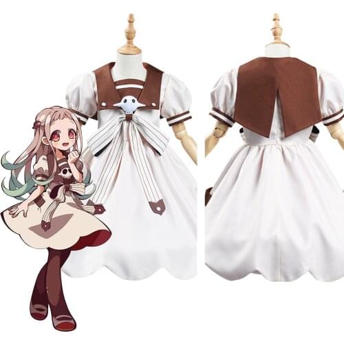 Jibaku Shounen Toilet-Bound Hanako-kun Nene Yashiro/Aoi Akane Cosplay Costume Kids Cirls Dress Outfits Halloween Carnival Suit
