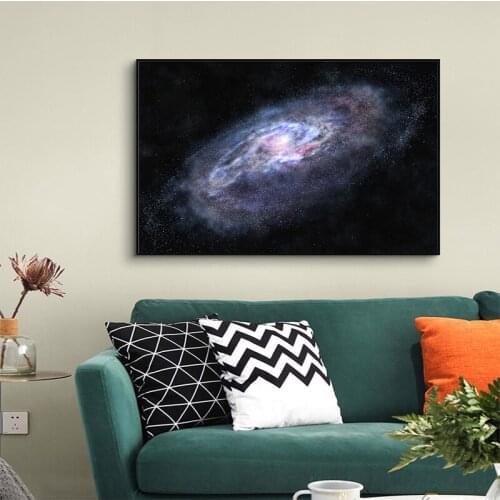 Universe Space and Stars in the Starry Sky Planet Oil Painting on Canvas and Prints Wall Art Pictures for Living Room Decor