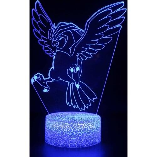 Creative Colorful Touch Desk Lamp Series With 3D Night Light Remote Controller Kids Christmas And New Year Gifts