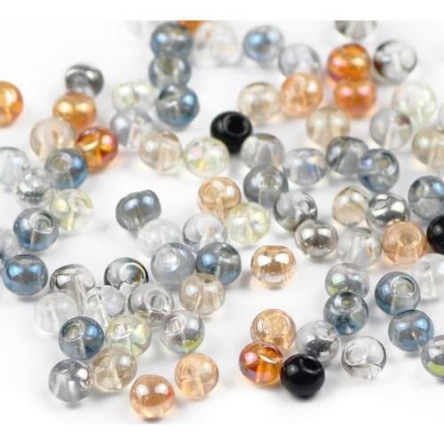 UPGFNK 100pcs Earrings pendant Austrian crystal beads 4x6mm Round Spacer Loose beads for Jewelry Making bracelet Necklace DIY