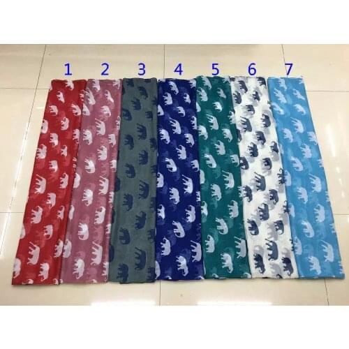Best Deal New Fashion Spring Lady Women Soft Long Cute Elephant Print Scarf Wraps Shawl Soft Scarves Gift 10PC/lot
