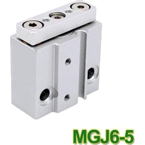 MGJ6-5 6mm bore 5mm stroke guide Rod pneumatic cylinder mgj6*5 Mini 3 rod pneumatic cylinder