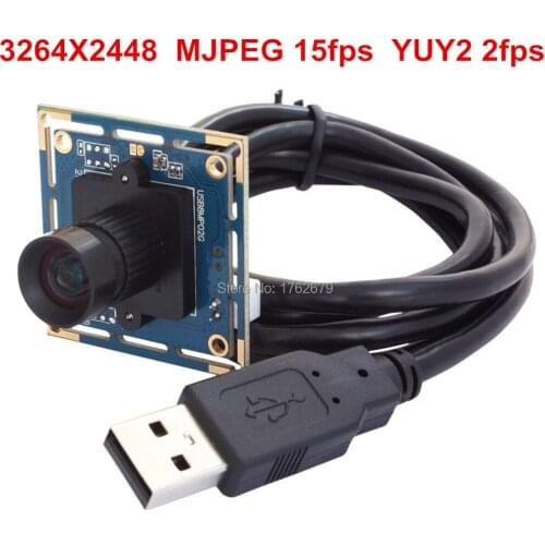 Sony IMX179 CMOS usb camera module 8MP 3264X2448 MJPEG YUY2 Mini cctv camera board size 32*32mm/38*38mm UVC security camera