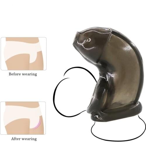 Male Chastity Big Male Penis Extender Soft Cock Ring Sex Toys for Men Delay Time Cock Cage Dildo Enlargement Sex Shop for Couple