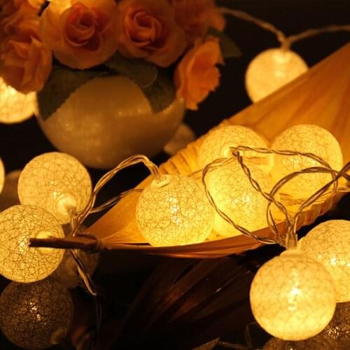 New LED Light String Parties Wedding Roses String Lights Holiday Home Simple Decoration Supplies Party Decorations