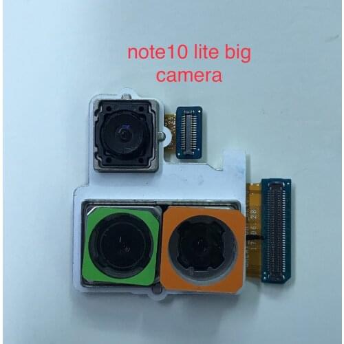 Original Front Rear Back Camera For Samsung Galaxy Note 10 LITE Main Facing Camera Module Flex Replacement Spare Parts