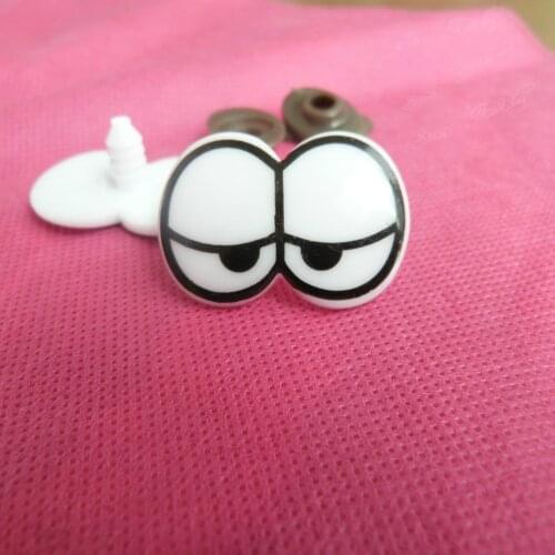25x35mm cartoon plastic toy eyes with washer for plush bear animal doll accessories--60pcs/lot