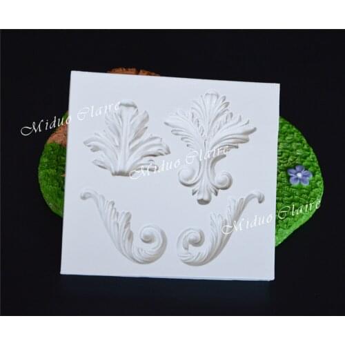 Cake Decorating Fondant Baking Mold Tool Vintage Trims Mold Border Foondant Chocolate Gumpaste Mold for wedding Cake