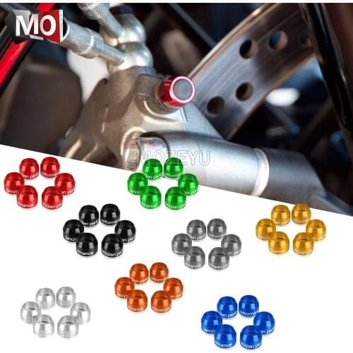 Motorcycle Universal Billet Bleed Valve Cover Kit For Benelli Jinpeng 502 TRK502/X 2018-2020 2019 Tre-K 899 1130 TRK 502