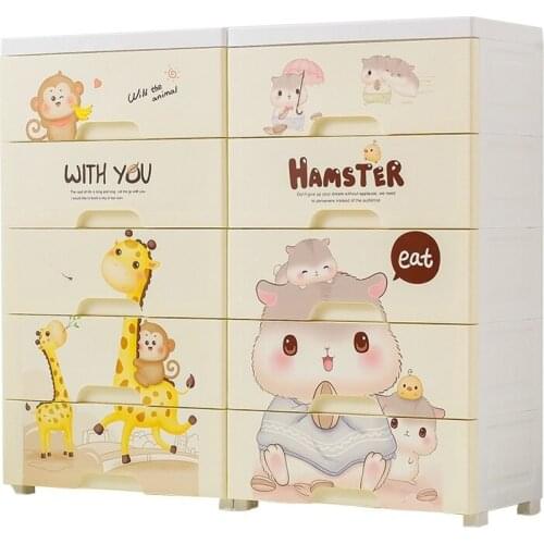 Thickened large storage cabinet plastic drawer type multilayer and sundries storage cabinet sorting cabinet storage box