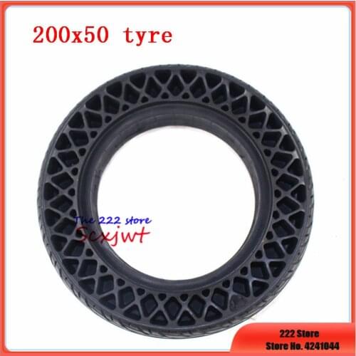 High quality 200x50 8X2T Solid tyre 8 inch tire fit Electric Self Balancing Hoverboard Scooter 200*50 Honeycomb wheel tires