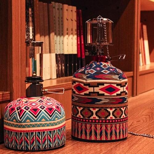 1/2PCS Fuel Cylinder Storage Bag Outdoor Camping 450/230g Gas Canister Protective Cover Durable Canister Cover Storage Bag