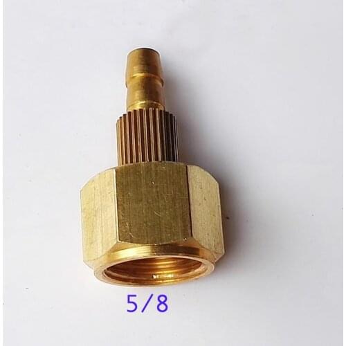 5/8 Gas & Water Quick Fitting Hose Connector Fit 5*8MM Hose Tig Torch Parts