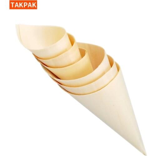 Biodegradable Japanese Style Wooden Roll Tray Sushi Dessert Plate Appetizer Tapas Tableware