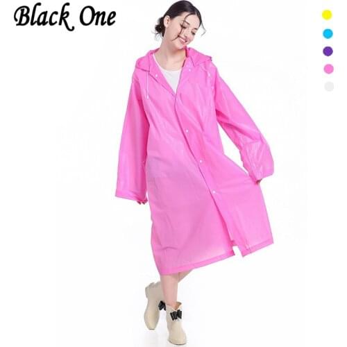 Women Raincoat Transparent Rainwear Girl Rain Coat Impermeable Long Poncho Female Waterproof Rain cape cover Hooded