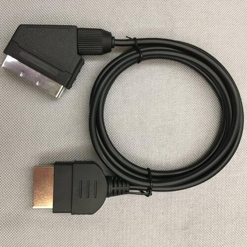 FZQWEG High quality 1.8M Audio Video AV Scart Cable for Microsoft Xbox Console