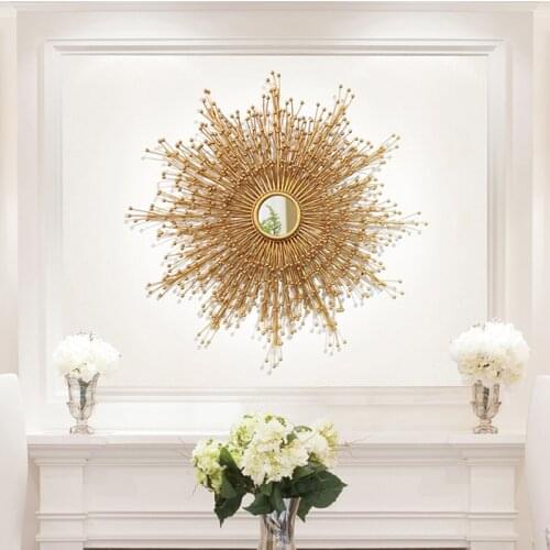 Custom Metal Living Room Wall Decoration Creative Sunglasses Bedroom Hanging Wrought Iron Wall Mirror Wall Hotel Decorations