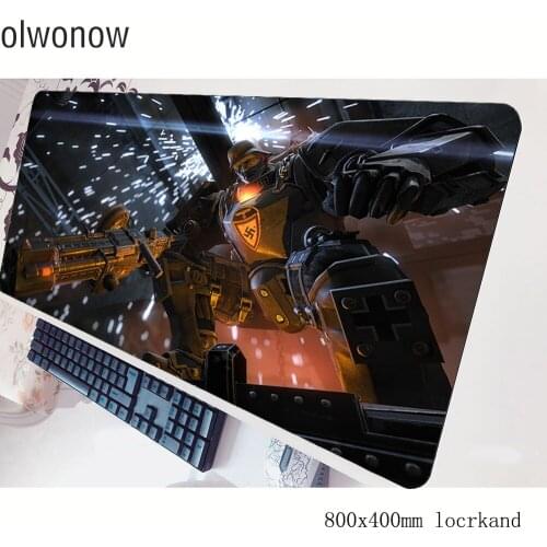 Wolfenstein mousepad gamer Halloween Gift 800x400x3mm gaming mouse pad notebook accessories laptop big padmouse ergonomic mat