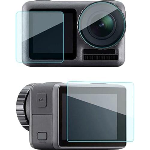 Hot For Dji Osmo Action Sport Camera Tempered Glass Screen Protector Lens Scratch-Resistant Protective Film