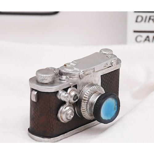 Mini Resin Ornaments Telephone Camera Radio Piano Typewriter Shaped Retro Creativity Living Room Wine Cabinet Decoration @ls
