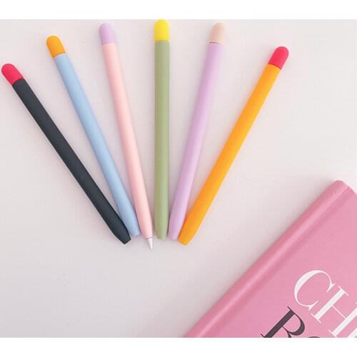 Candy Color Soft Case For Apple iPad Pencil 2 Gen Silicone Cover For Apple Pencil 2 Cap Nib Touch Pen Stylus Protector Cover