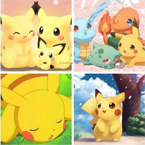 Full 5D Diamond Painting Cartoon Anime Elf Diamond Embroidery Mosaic Square Cross Stitch Kits Crafts Gift Art Home Decoration