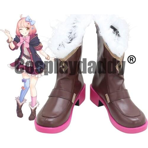 Princess Connect Re:Dive St Theresas Girls Academy Friendship Club Chieru Kazama Astrum Ver. Game Cosplay Shoes Boots X002