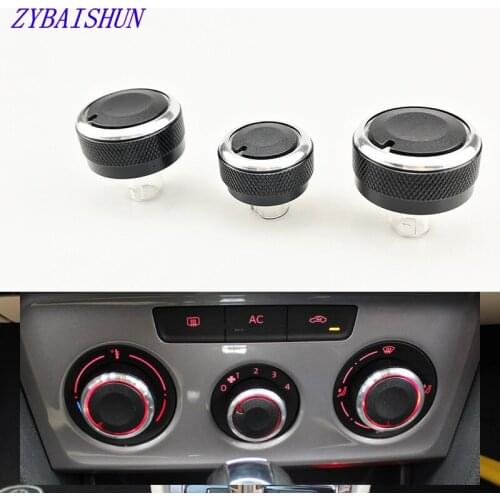 Weather Temperature AC Air conditioning knobs for Volkswagen VW Jetta MK6 Bora Golf 5 Tiguan Touran Passta B6 B7 Octavia