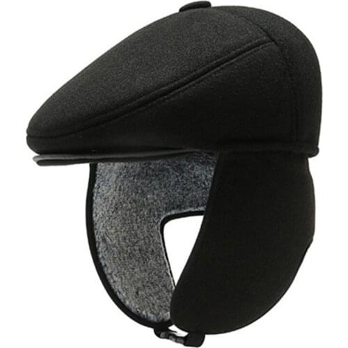 2020 Winter Adult Mens Thermal Earmuffs Hat Novelty Warm Thick Fluff Bomber Hats For Men Ear Protection Fur Windproof Ski Caps